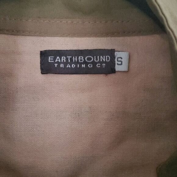 Earthbound Olive Cotton Jacket - Picture 4 of 9